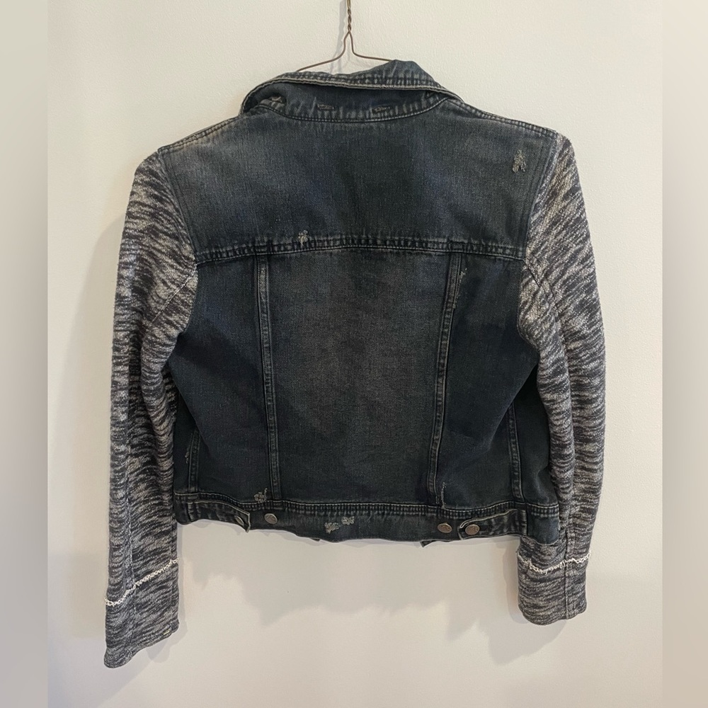 Free People Denim Sweater Jacket - Picture 6 of 6